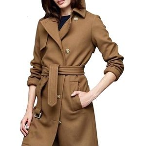 gap camel wool coat